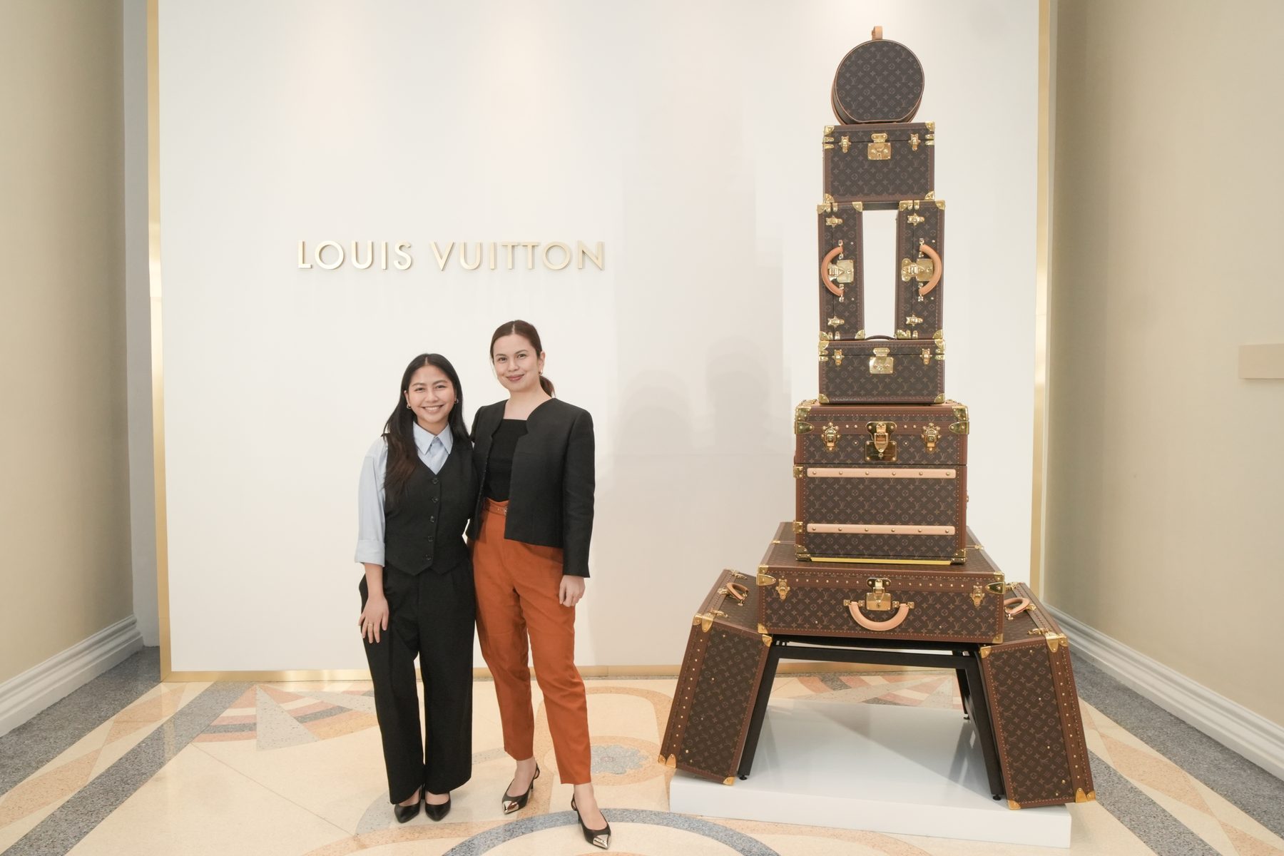 Louis Vuitton trunk display
